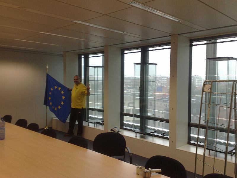 Zasedací místnost -Eurokomisařství  v Bruselu